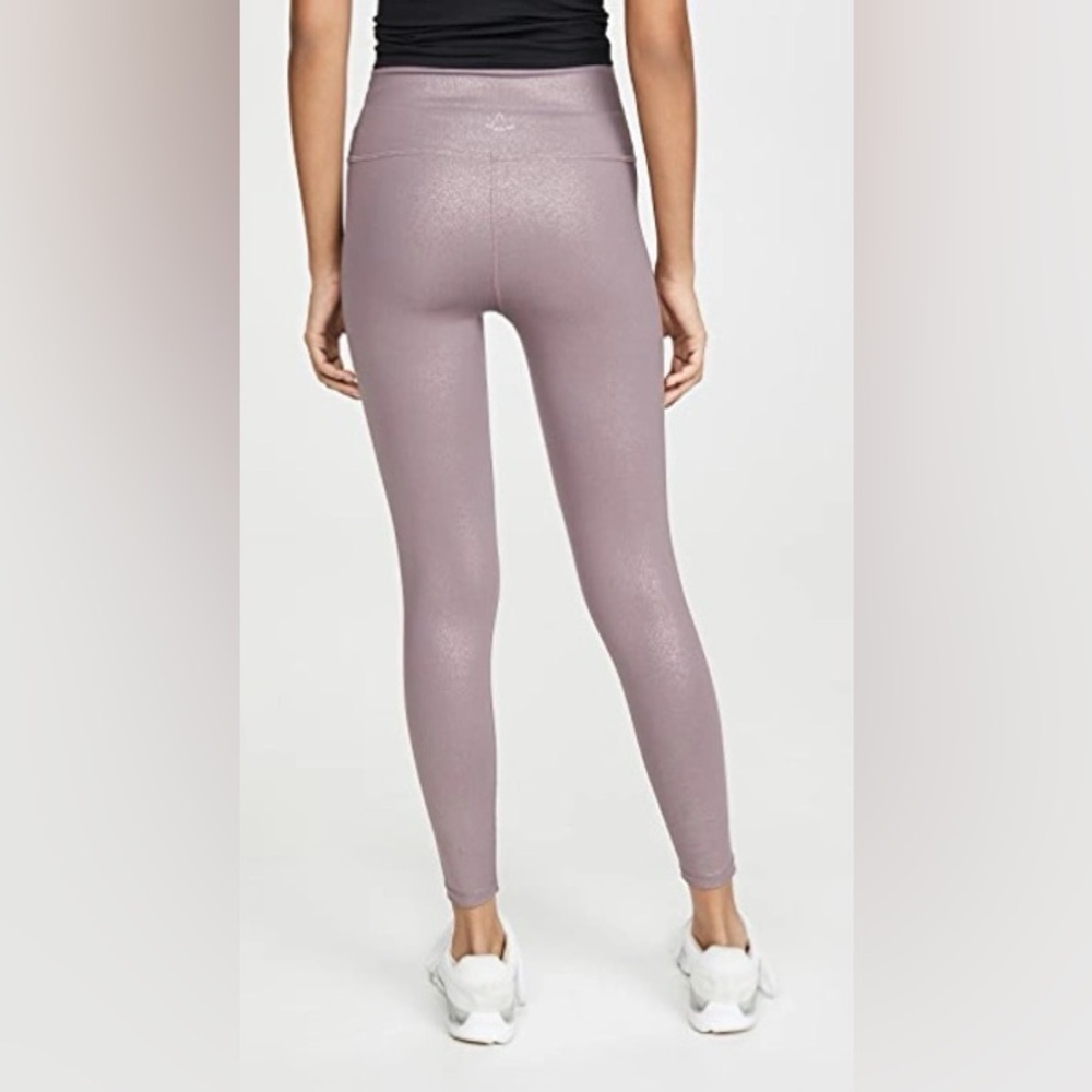 Beyond Yoga Mauve Metallic Leggings - Picture 2 of 12